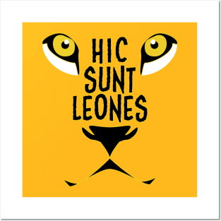 Hic Sunt Leones Here be dragons Posters and Art